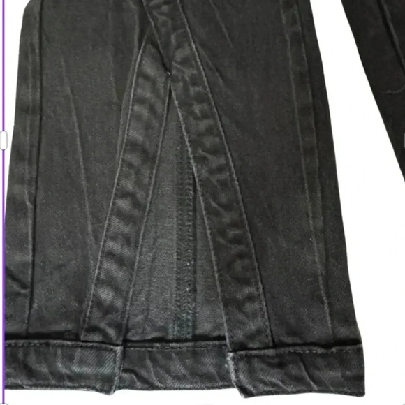 🆕 NWT Free People/We The Free CRVY Mona Flare Jeans size 27 in Black Washed - Picture 4 of 6